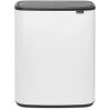 Brabantia Bo Touch Bin XXL acél nyomófedeles szemetes - fehér 60L