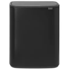   Brabantia Bo Touch Bin XXL nyomófedeles szemetes - matt fekete 60L