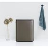 Brabantia Bo Touch Bin XXL acél nyomófedeles szemetes - platinaszürke 60L