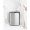 Brabantia Bo Touch Bin XXL acél nyomófedeles szemetes - rozsdamentes acél, selyem ujjlenyomatmentes 60L