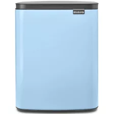   Brabantia Bo Waste Bin szemetes felnyitható fedéllel, fali/álló - álomkék 12L