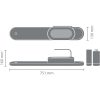 Brabantia SinkStyle 4db-os mosogató kiegészítő szett - szürke