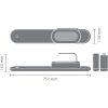 Brabantia SinkStyle 4db-os mosogató kiegészítő szett - fehér