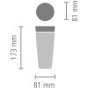 Brabantia Make & Take duplafalú termoszbögre - sötétszürke 360ml
