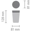 Brabantia Make & Take duplafalú termoszbögre - világosszürke 200ml