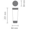 Brabantia Make & Take duplafalú termoszbögre filtertartóval - sötétszürke 360ml