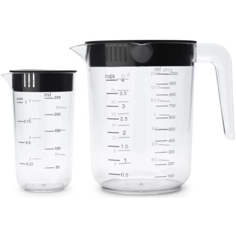 Brabantia Tasty+ 2db-os mérőedény szett - 0,5L + 1L