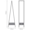 Brabantia Linn ruhatartó állvány - compact fekete 34x170x47,6cm