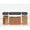 Brabantia 3db-os tárolóedény készlet - sötétszürke 2x1,6L + 3,5L