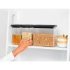 Brabantia 3db-os tárolóedény készlet - sötétszürke 2x1,6L + 3,5L
