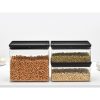 Brabantia 3db-os tárolóedény készlet - sötétszürke 2x1,5L + 3,5L