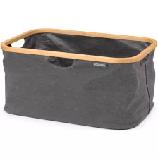   Brabantia Laundry Basket szennyestartó kosár Borsfekete 40L