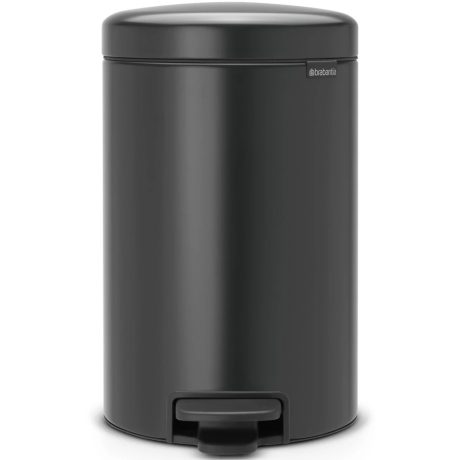 Brabantia NewIcon acél pedálos szemetes - magabiztos szürke 12L