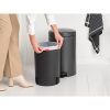 Brabantia NewIcon acél pedálos szemetes - magabiztos szürke 20L