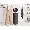 Brabantia NewIcon acél pedálos szemetes - magabiztos szürke 30L