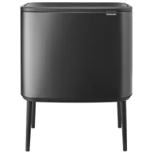   Brabantia Bo Touch Bin nyomófedeles szemetes lábakkal - magabiztos szürke 36L