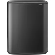   Brabantia Bo Touch Bin XXL nyomófedeles szelektív szemetes - magabiztos szürke 2x30L