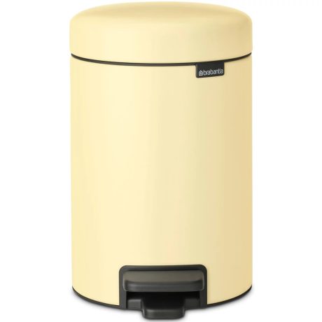 Brabantia NewIcon acél pedálos szemetes - kellemes sárga 3L