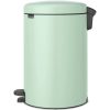 Brabantia NewIcon acél pedálos szemetes - jáde zöld 20L