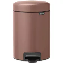   Brabantia NewIcon pedálos szemetes - szaténrózsaszín taupe 3L