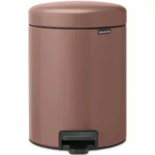   Brabantia NewIcon pedálos szemetes - szaténrózsaszín taupe 5L