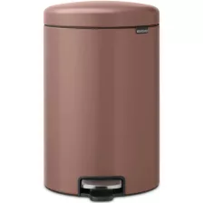   Brabantia NewIcon pedálos szemetes - szaténrózsaszín taupe 20L