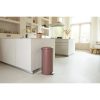 Brabantia NewIcon acél pedálos szemetes - szaténrózsaszín taupe 30L