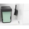 Brabantia SinkSide kézi szemeteslapát és seprű készlet tisztítófésűvel