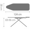 Brabantia vasalódeszka, fix támasz - megnyugtató tenger, 124x38cm