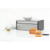 Brabantia Fall Front kenyértartó - rozsdamentes acél, selyem matt