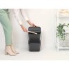 Brabantia Sort & Go Stackable Waste Bin halmozható szelektív szemetes felnyitható fedéllel - sötét szürke 20L