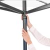 Brabantia Topspinner kültéri forgatható ruhaszárító állvány - földbe szúrható, antracit 50m