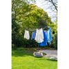 Brabantia Lift-O-Matic kültéri forgatható, állítható ruhaszárító állvány kiegészítőkkel - földbe szúrható, antracit 50m