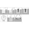 Brabantia Topspinner/Lift-O-Matic műanyag konzol betonlapba rögzítéshez