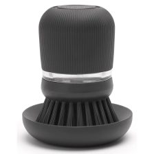   Brabantia SinkSide kézi mosogatókefe mosogatószer-adagolóval - sötétszürke 100ml