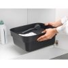Brabantia SinkSide hordozható mosogatótál kivehető szárítóval - sötétszürke