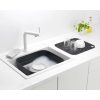 Brabantia SinkSide hordozható mosogatótál kivehető szárítóval - sötétszürke