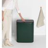 Brabantia Bo Touch Bin XXL acél nyomófedeles szemetes - fenyőzöld 60L