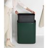 Brabantia Bo Touch Bin XXL acél nyomófedeles szemetes - fenyőzöld 60L