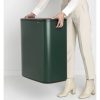 Brabantia Bo Touch Bin XXL acél nyomófedeles szemetes - fenyőzöld 60L