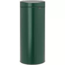   Brabantia Touch Bin New nyomófedeles szemetes - fenyőzöld 30L