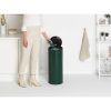 Brabantia Touch Bin New acél nyomófedeles szemetes - fenyőzöld 30L