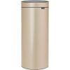 Brabantia Touch Bin New acél nyomófedeles szemetes - aranyfényű 30L