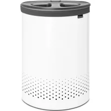   Brabantia Laundry Bin Selector osztott szennyestartó Fehér 2x27,5L