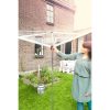 Brabantia Essential kültéri ruhaszárító állvány - betonlapba, 30m
