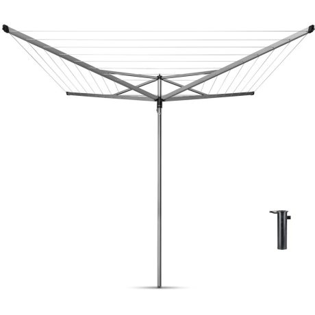 Brabantia Essential kültéri ruhaszárító állvány - betonlapba, 40m