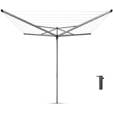 Brabantia Essential kültéri ruhaszárító állvány - betonlapba, 50m