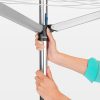 Brabantia Essential kültéri ruhaszárító állvány - betonlapba, 50m