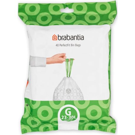 Brabantia PerfectFit szemeteszsák G méret - 23-30L, 40db/csg