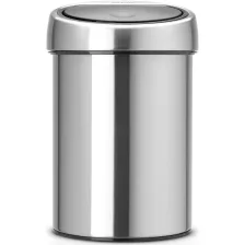   Brabantia Touch Bin fali/álló nyomófedeles szemetes - rozsdamentes acél, selyem ujjlenyomatmentes 3L